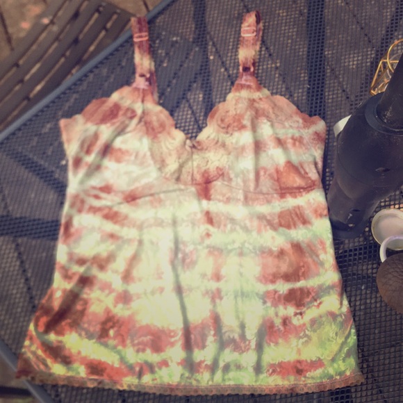 Bundle me cheap!! Tye-died vintage camisole Mendocino SMALL - Picture 2 of 8